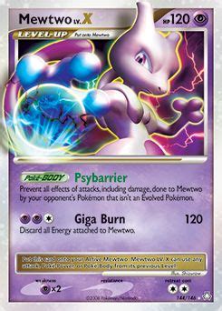 Mewtwo lv x 144 146